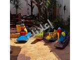 للاجار مزرعة بحلب خان العسل حديقة مسبح فرش جديد كهربا